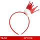 thumbnail image 1 of Diademas navideñas para fiestas, suministros de decoración, regalo de Navidad, fotomatón, árbol de Navidad, muñeco de nieve, astas de reno, sombrero de Papá Noel, 1 of 4