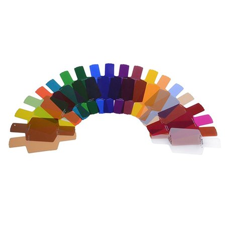 neewer 10076679 photographic 20-piece speedlite flash color gels universal lighting cinegel filter kit