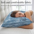 thumbnail image 5 of Blue Abstract Throw Pillow Covers, Vintage Geometric Gradient Oil Painting Simple Soft Breathable Pillow Cases with Invisible Zipper, Toddler Pillowcases for Couch Bed Sofa Chair 12x20 Inches, 5 of 9
