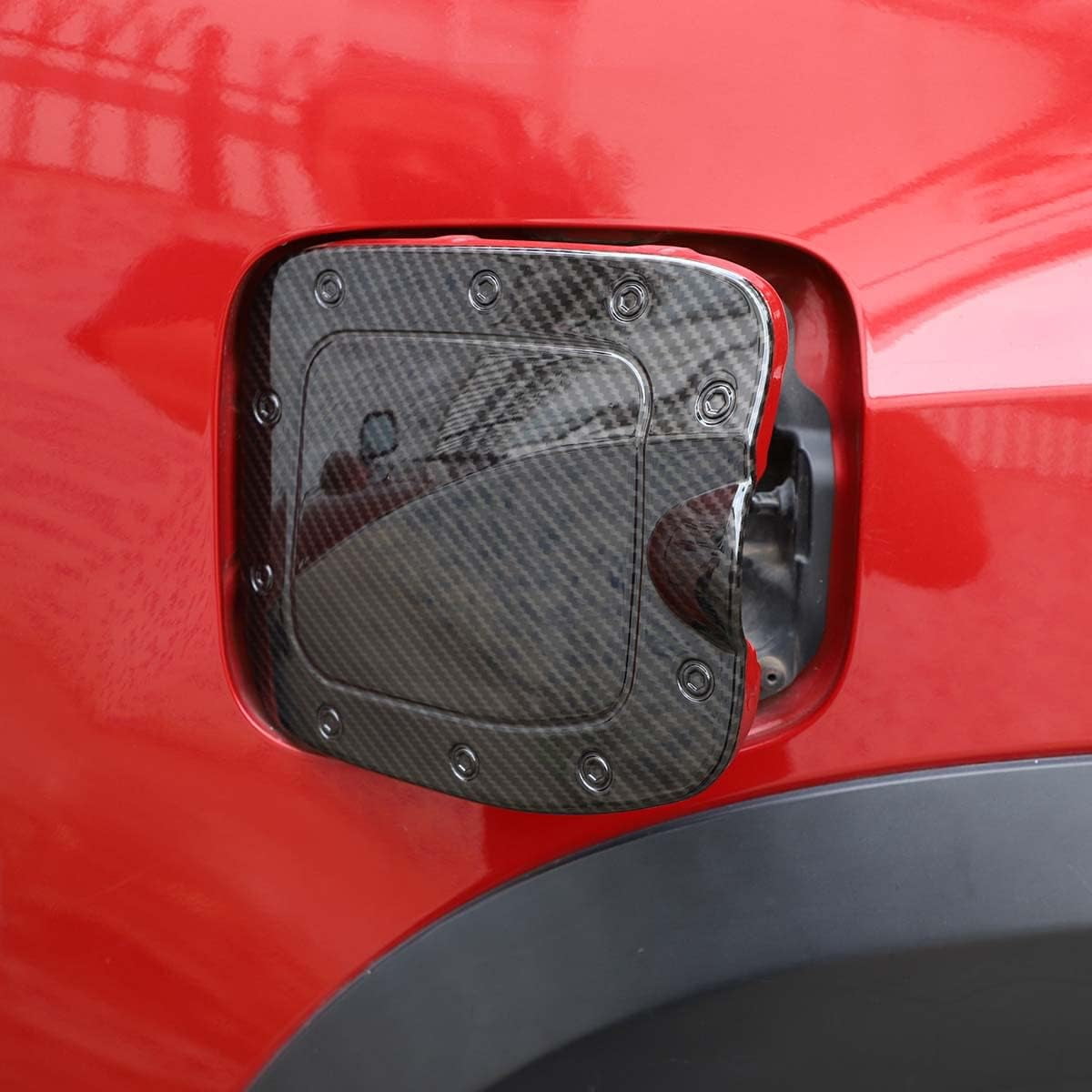 TINKI for Toyot@ Tacoma 2011 2012 2013 2014 2015 Fuel Tank Gas Cap, Car Fuel Tank Gas Filler Cap Cover Trim,Oil Fuel Tank Cap Cover Trim,Exterior Accessories