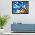 thumbnail image 3 of Cuadros Decorativos 5D bricolaje playa coco completo cuadrado taladro mosaico diamante pintura pared rhinestone Ehuebsd Nuevos Originales, 3 of 8