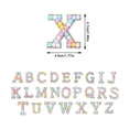 thumbnail image 3 of Clearance! Letter Patch Set Of Pearl Rhinestone Shiny Pearl Letter Patch Clothes Applique Imitation Pearl Letter Patch (Colorful) DIY Letter Sticker, 3 of 8