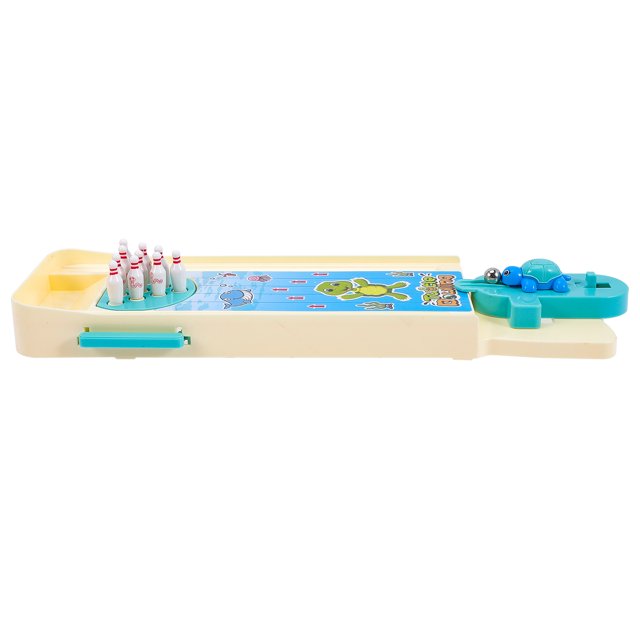 OULII Tabletop Games Mini Bowling Desktop Game Toys Assorted Color 33x4.32X0.98in For Family Activity Stress Relief