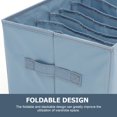 thumbnail image 5 of EXHUMKY Foldable Grey Wardrobe Clothes Organizer Drawer Storage Box for Shirts, Scarves, and Clothing Storage, 5 of 6