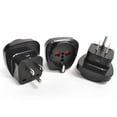 thumbnail image 2 of Adaptador de enchufe OREI europeo a americano EE. UU., convertir conex, 2 of 2
