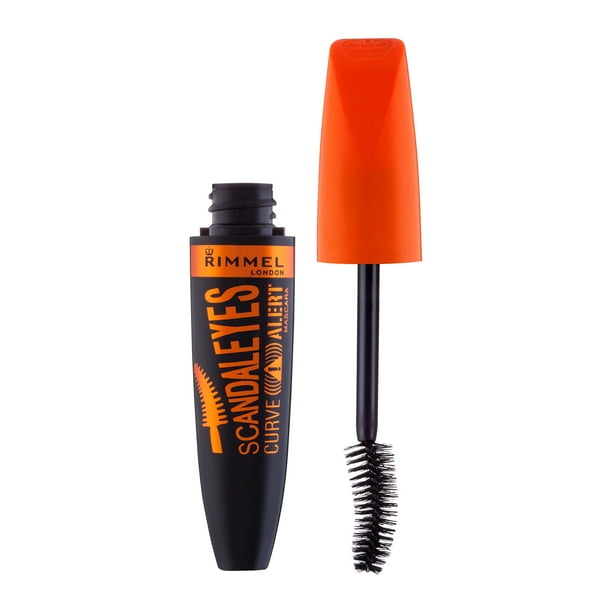 Rimmel ScandalEyes Curve Alert Mascara, Extreme Black, 0.41 oz