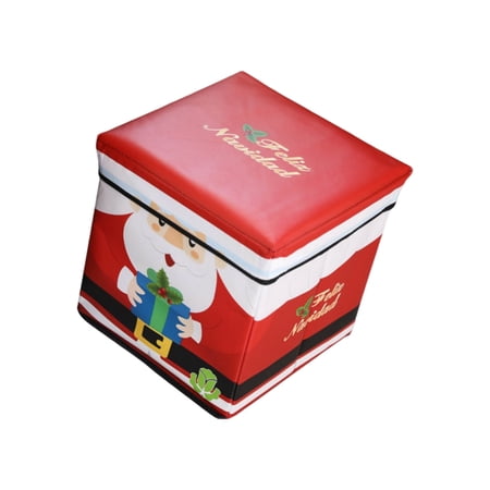 Holiday Season Foldable Fabric Storage Box Household Item Management