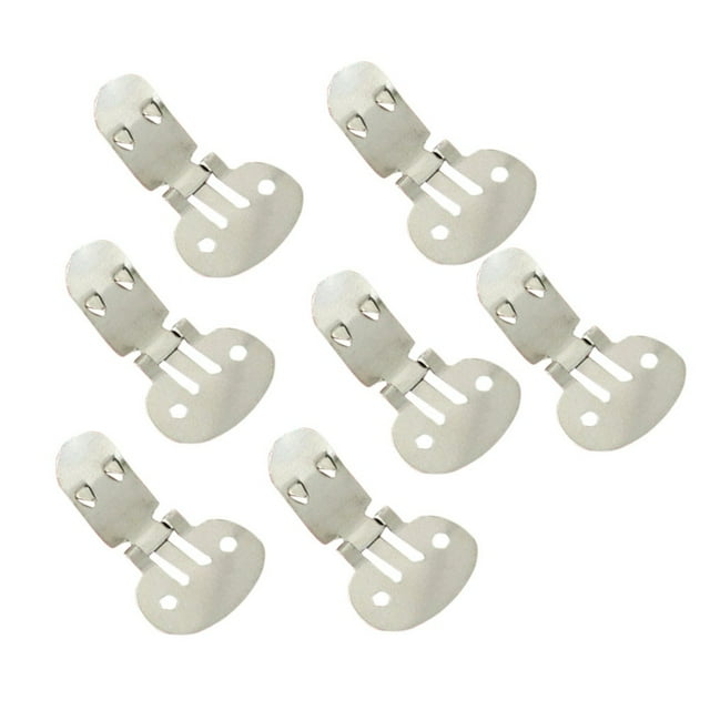 100pcs Stainless Steel Blank Shoe Clips DIY Crafts Findings Accessories (32mm x 20mm)