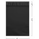 thumbnail image 2 of Bolsas de correo de polietileno de 12 x 15,5 pulgadas, 100 unidades, para ropa, camisetas y camisas, sobres de plástico para envíos postales para pequeñas empresas, bolsas de polietileno, 2 of 5