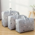 thumbnail image 1 of Bolsa de edredón gruesa de tela Oxford, bolsa de almacenamiento de ropa, bolsa de equipaje de viaje impermeable, bolsa grande, bolsa de mudanza, 1 of 1