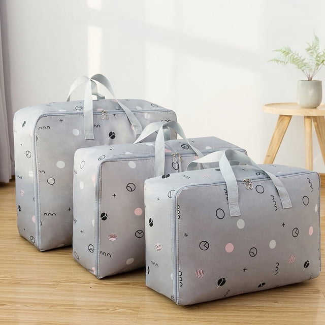 Bolsa de edredón gruesa de tela Oxford, bolsa de almacenamiento de ropa, bolsa de equipaje de viaje impermeable, bolsa grande, bolsa de mudanza