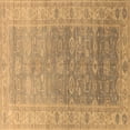 thumbnail image 1 of Ahgly Company Indoor Square Oriental Brown Traditional Area Rugs, 7' Square, 1 of 4
