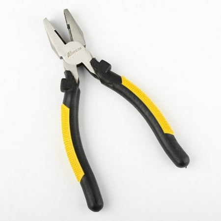 

8 Linesman Pliers Easy Grip Yellow/Black Handle Bulk Lot Auto