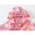 thumbnail image 5 of Toddler Jacket with Hooded Cartoon Lightweight Baby Girls Boys Spring Easter Rabbit Windbreaker Outerwear for Kids 3-4T, 5 of 9