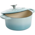 thumbnail image 3 of Olla holandesa redonda de hierro fundido esmaltado Crock-Pot Artisan, 7 cuartos, color aguamarina, 3 of 5