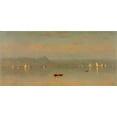thumbnail image 2 of Gifford, Sanford Robinson 32x17 White Modern Wood Framed Museum Art Print Titled - Haverstraw Bay, 2 of 4