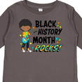 thumbnail image 4 of Inktastic Black History Month Rocks- Boy with Guitar Boys or Girls Long Sleeve Toddler T-Shirt, 4 of 5