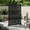 Black Starburst Pattern, variant on Roninkier 72" H x 46" W Heavy Duty Metal Privacy Screen Freestanding Decorative Divider Panel with Stable Base for Outdoor Patio, Balcony, Garden, Deck & Indoor Room Separation, Black