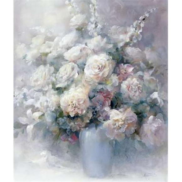 White Bouquet Poster Print by Willem Haenraets, 12 x 12 - Small