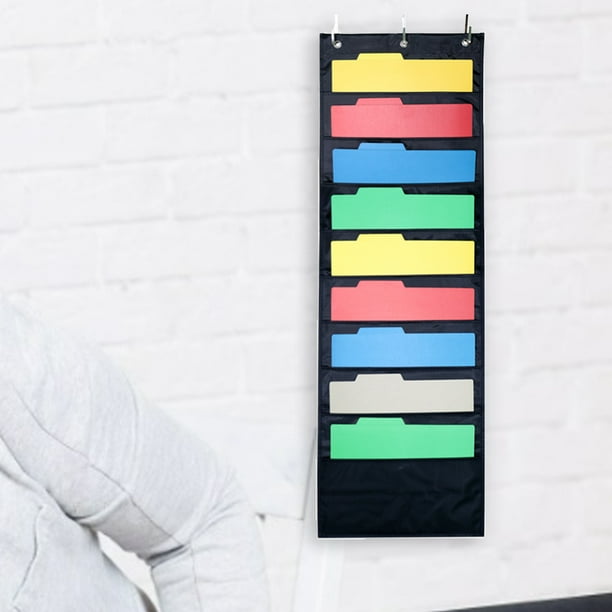 Porte-documents Mural En Maille 3 Niveaux - Organiseur Pour Courrier, Revues, Papiers - Bureau, Maison - 32,5x30x10,5cm