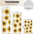 thumbnail image 4 of White Yellow Sunflower Pattern Kitchen Rugs Sets Of 3,Kitchen Runner Rugs Non Skid Washable,Decorative Kitchen Floor Mats for Kitchen,Sink,Laundry,17"x30"+ 17"x47" + 17"x59", 4 of 6