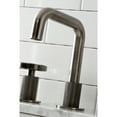 thumbnail image 4 of Kingston Brass KS141BSSRX Belknap Widespread Bathroom Faucet with Push Pop-Up Drain, Black Stainless, 4 of 8