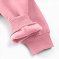 thumbnail image 6 of Staki Girls Winter Jacket Kids Full Zip Hoodie Boys Jacket Warm Cozy Outwear Coat with Pockets 1-10Y(Pink,7-8 Years), 6 of 9