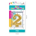 thumbnail image 4 of Velas de Cumpleaños Granmark No. 2 Dorada, 4 of 4