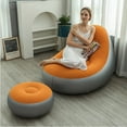 thumbnail image 5 of Comefolife Inflatable Bean Bag Chairs for Adult Blow up Chairs Inflatable Lazy Sofa Folding Portable Inflatable Chair for Movie Outdoor Room Bedroom Reading Camping, 5 of 10