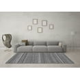 thumbnail image 3 of Ahgly Company Indoor Square Abstract Gray Modern Area Rugs, 6' Square, 3 of 4