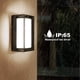thumbnail image 3 of Lámpara de pared moderna para exteriores, lámparas LED IP65, lámpara de pared ascendente impermeable, porche, terraza, jardín, paso, escaleras, blanco frío, 3 of 5