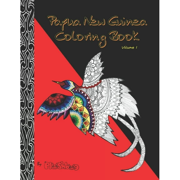 Papua New Guinea Coloring Book (Paperback) by Plushbug