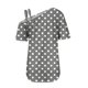 thumbnail image 5 of Tops de Ajuste Suelto para las Mujeres Moda Impresa Doble Suspensión Manga Corta Top Suelto, Blusa Casual Ligera, 5 of 5