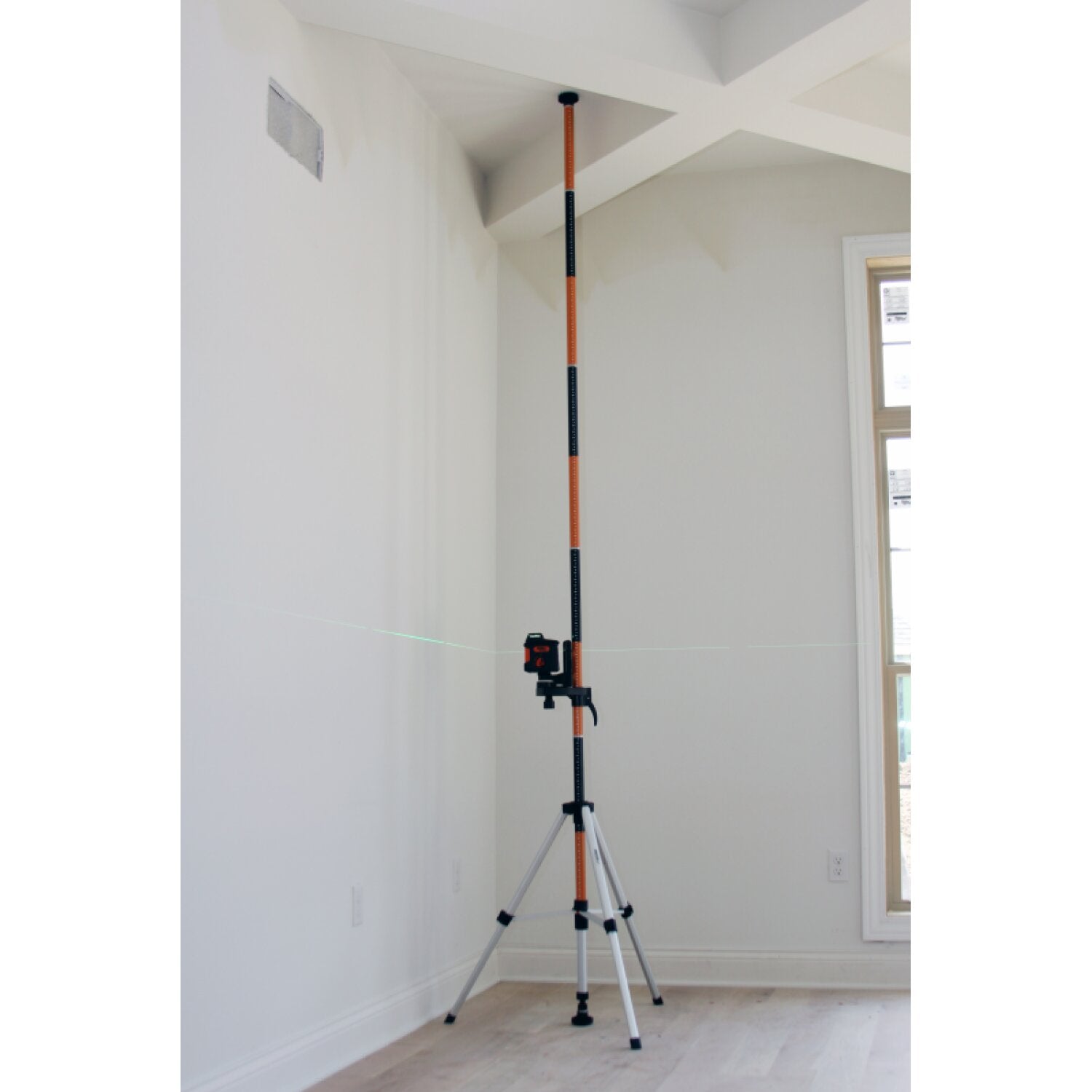 Johnson Fishing All-In-One Laser Mounting Pole Tripod - Adjustable Aluminum - 3 Piece, Multicolor — Residential Use, Standard Application
