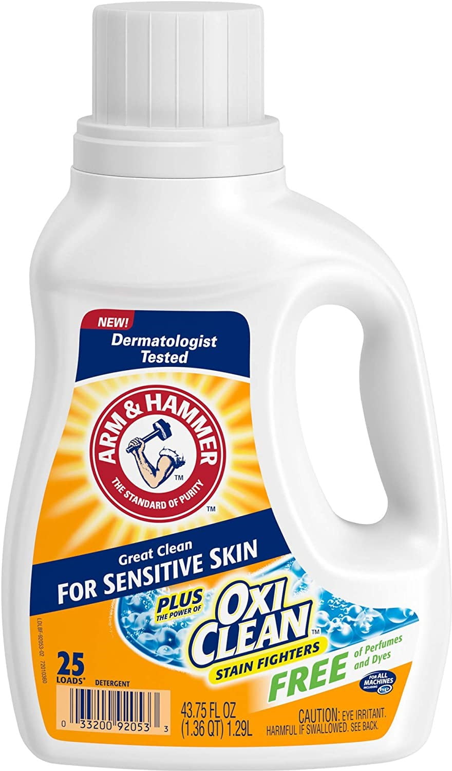 Arm & Hammer Plus OxiClean Free & Clear Sensitive Skin Liquid Laundry