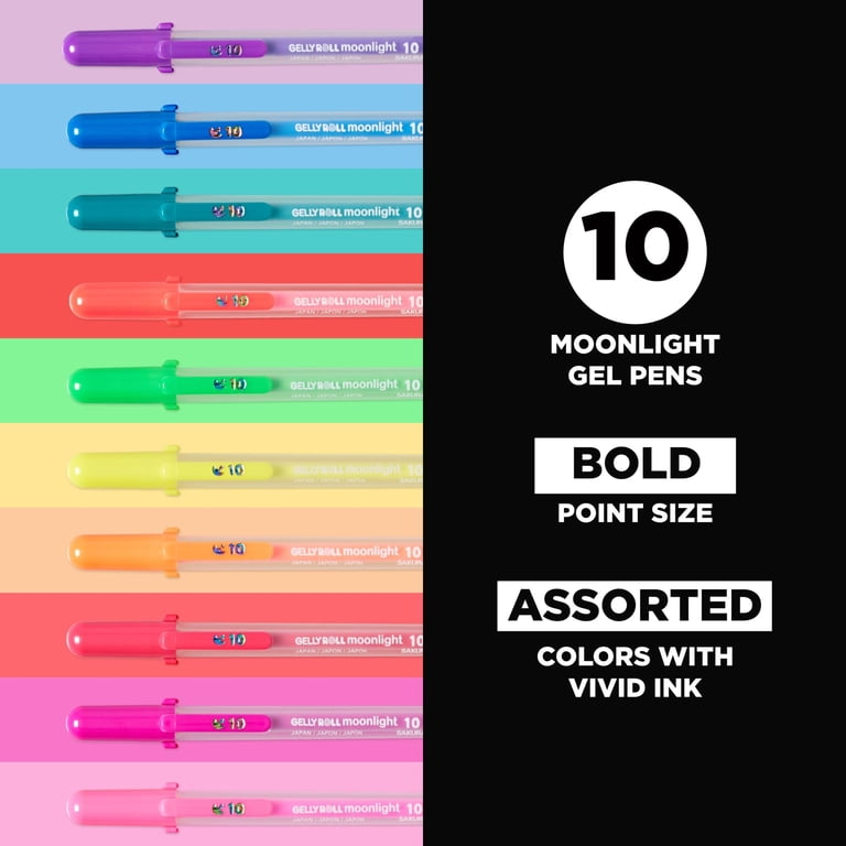 Gelly Roll Moonlight Pen Set, 1mm Bold, 10-Pack photo 2
