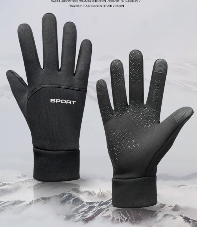 Winter Thermal Warm Full Finger Waterproof Gloves  Anti-Skid  Screen Phone 