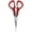 Spring Action - Curved Red, variant on JubileeYarn Coated Embroidery Scissor - Red - 1 Scissor