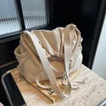 thumbnail image 2 of Bolsos de hombro de nailon con cordón para mujer 2024, bolsos cruzados informales versátiles de color sólido de alta calidad para mujer, 2 of 5