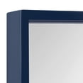thumbnail image 3 of Kate and Laurel Travis Modern Wall Mirror, 18 x 24, Navy Blue, Transitional Rectangle Mirror for Wall, 3 of 7