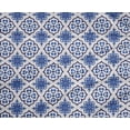 thumbnail image 4 of oneOone Polyester Lycra White Fabric Floral & Tiles Moroccan Sewing Craft Projects Fabric Prints By Yard 56 Inch Wide, 4 of 4