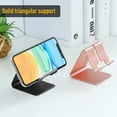 thumbnail image 7 of Universal Cell Phone Tablet Desktop Stand Desk Holder Mount Cradle Aluminium Rose Gold, 7 of 7