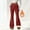 Fleece Lined Pants-Wine, variant on Gamivast Thermal Dress Pants Women Flare Pull on Fleece Lined Pants Stretchy High Waisted Slim Fitted Tummy Control Work Legging Loose Straight Leg Warm Winter Pant