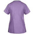 thumbnail image 2 of Panda Uniform by HeedFit Unisex Two-Pocket Button-Front Scrub Top – 7XL Purple, 2 of 4