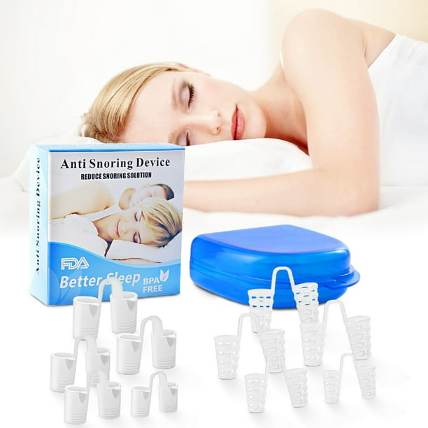 PANDAIN 10Pcs Snore Stopper Anti Snoring Devices Anti Snore Nose Clip Sleep Apnea Nasal Dilators