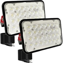 50W Led Outdoor Flood Light, Exterior Flood Lights, Led Stadium Lights, Plug in Flood Light, with 59 Inch Line, for Yard, Playground, Lawn,Garden,Garages,Basketball Court, Stadium