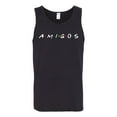thumbnail image 2 of Friends Amigos Parody Pop Mens Graphic Tank Top, Black, Small, 2 of 3
