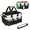 White, Black, variant on Large Cleaning Caddy Bag,Wearable Cleaning Caddy Supplies Organizer with Handle & Shoulder Straps for Cleaners, Housekeeper, car caddy organizer