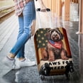 thumbnail image 3 of Freedom Paws Patriotic Wirehaired Pointing Griffon Vintage Memorial Day Travel Luggage Cover Dog Lover Suitcase Dust Protective Decor - 12006, 3 of 5