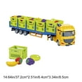 thumbnail image 5 of Large Transport Truck Model, Detachable Cargo Container, Children's Toy, Alloy Semi Truck, Vegetable Fruit And Beverage Transport Vehicle Trailer Toys for Boys, 5 of 5